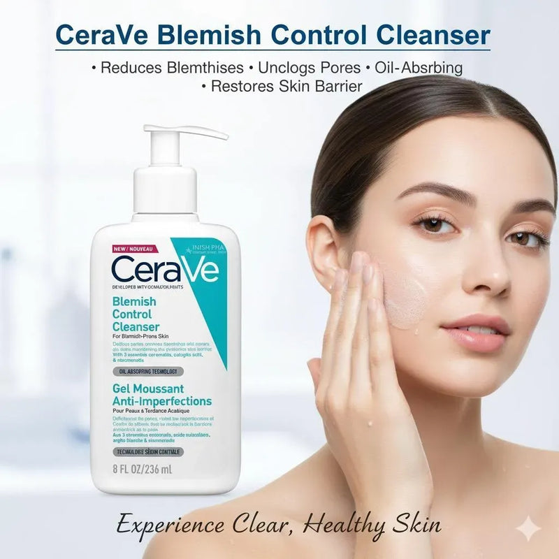 CeraVe Blemish Control Cleanser 50ml Oil Absorbing Gel